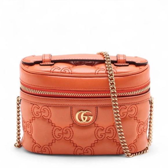 Gucci GG Marmont Mini Vanity Case Crossbody – Leather – Box & Dust Bag - Picture 3 of 10